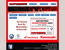 Tablet Screenshot of motorbike.fi